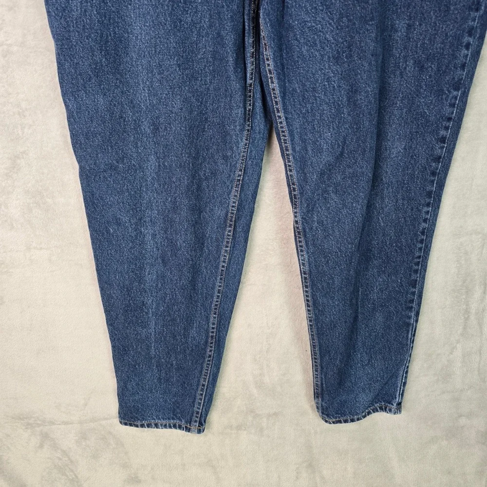 Vintage Levis 550 Mens 42x31 Relaxed Fit Tapered Leg Jeans Dark Wash Made in USA